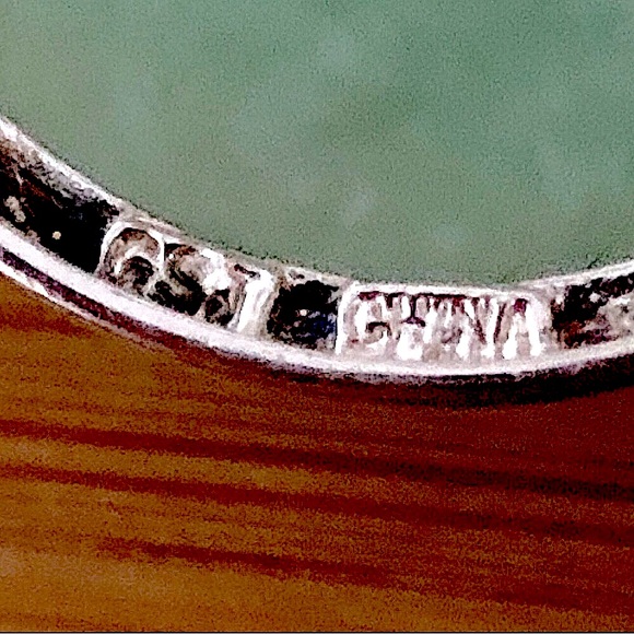 $82  Designer Estate Pendant Sterling Silver   Marked GSJ 925 China - Picture 7 of 7